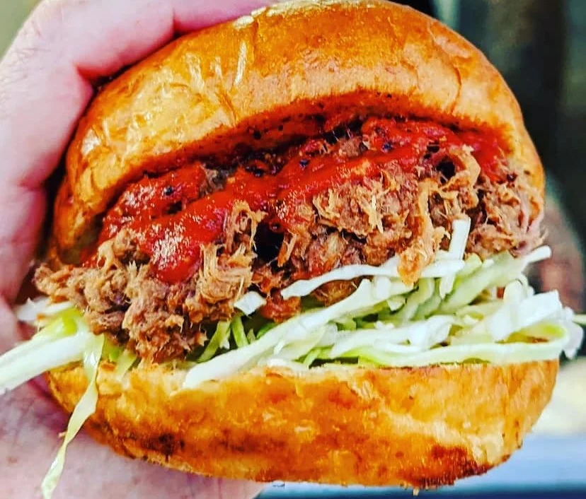 BBQ sandwich from Smokin Zo's